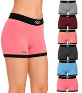 NICSY Women Boyshort Underwear Panty Pack of 6